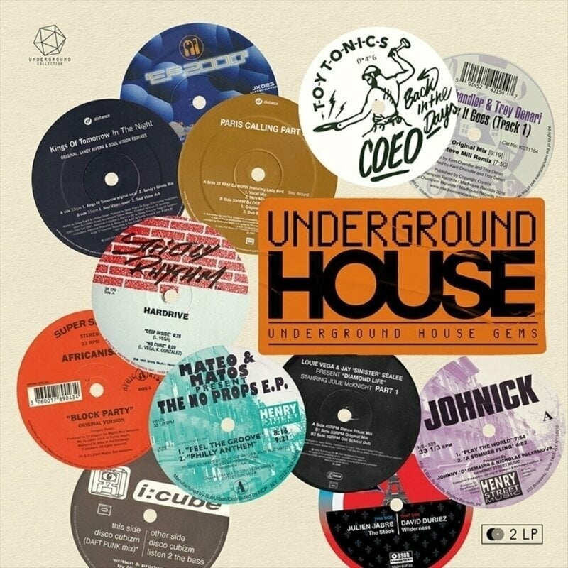 Schallplatte Various Artists - Underground House (2 LP)