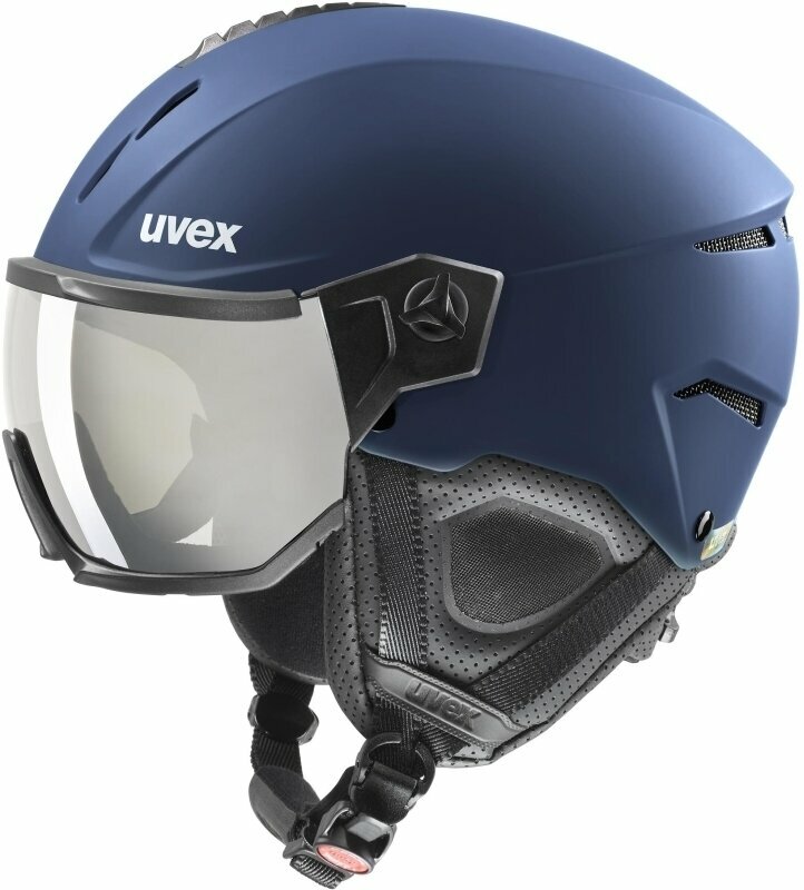 Lyžařská helma UVEX Instinct Visor Navy 56-58 cm Lyžařská helma