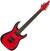 7-string Electric Guitar Jackson Pro Plus Series DK Modern MDK7 HT EB Satin Red with Black bevels