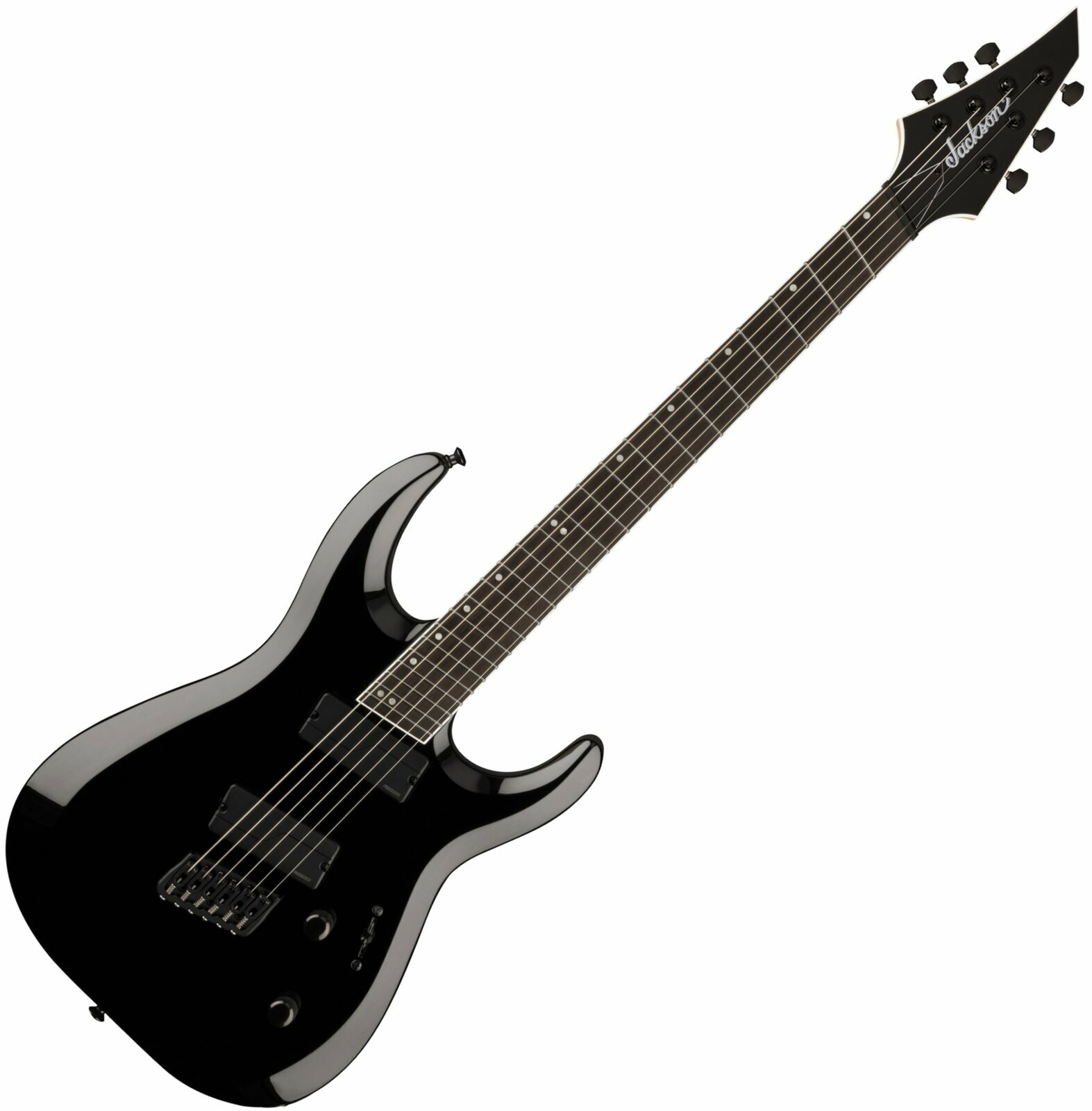 Multi-scale elektrische gitaar Jackson Pro Plus Series DK Modern MS HT6 EB Gloss Black