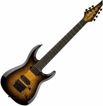 7-string Electric Guitar Jackson Pro Plus Series DK Modern EVTN7 EB Gold Sparkle