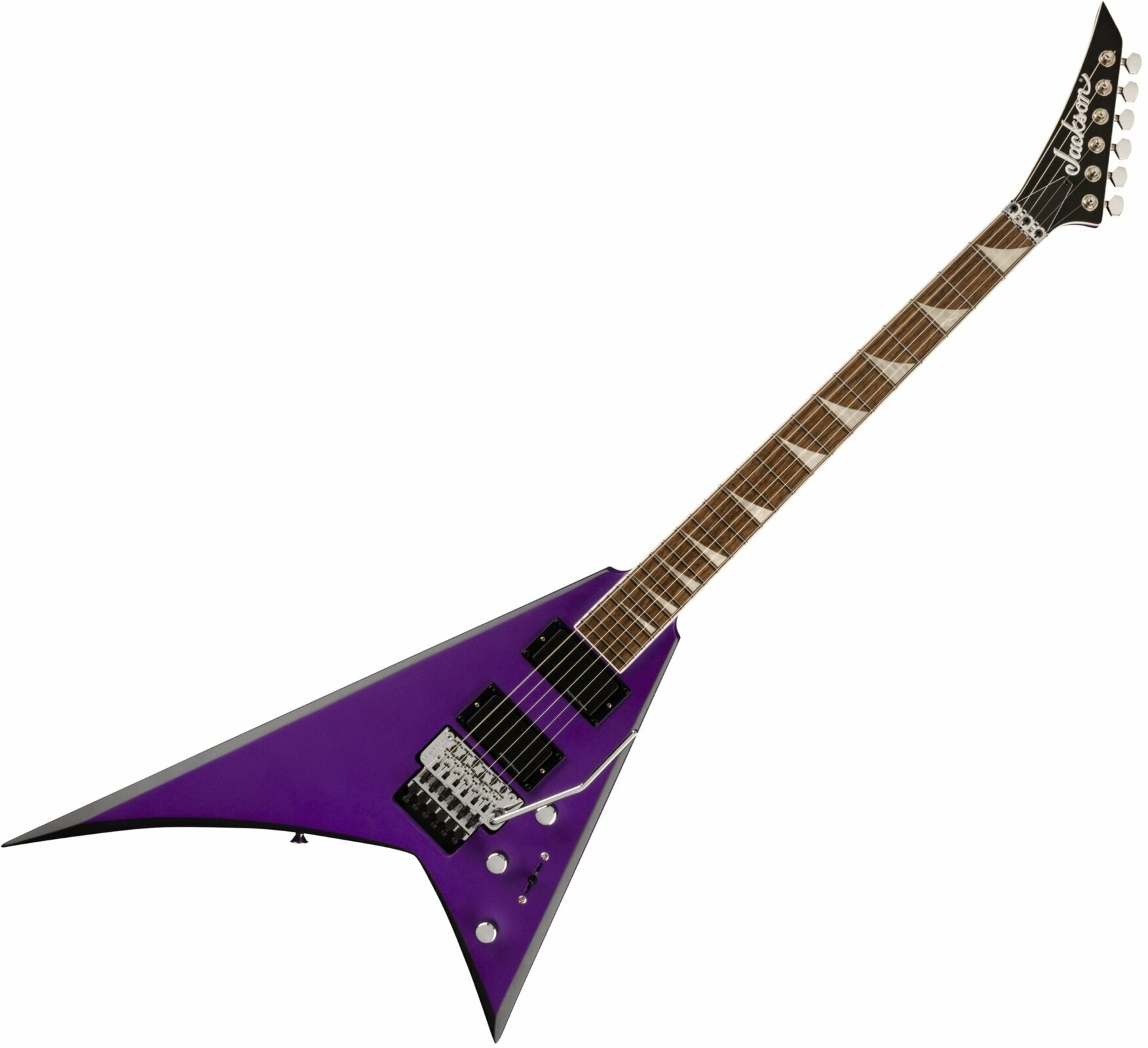 Elektriska gitarrer Jackson X Series Rhoads RRX24 LRL Purple Metallic with Black Bevels