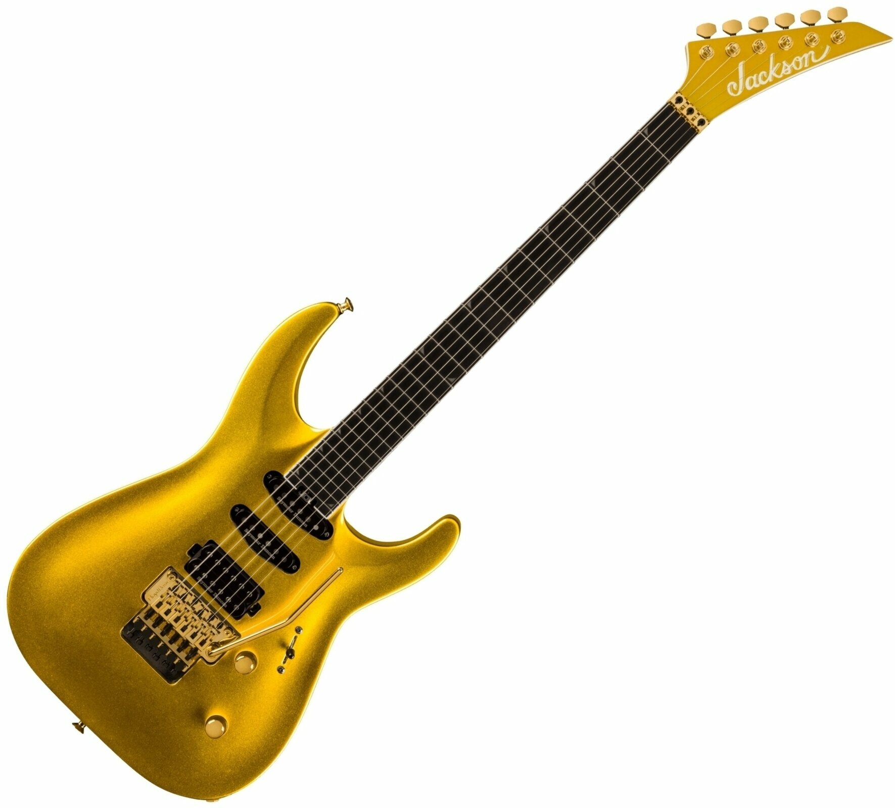 Guitarra elétrica Jackson Pro Plus Series Soloist SLA3 EB Gold Bullion