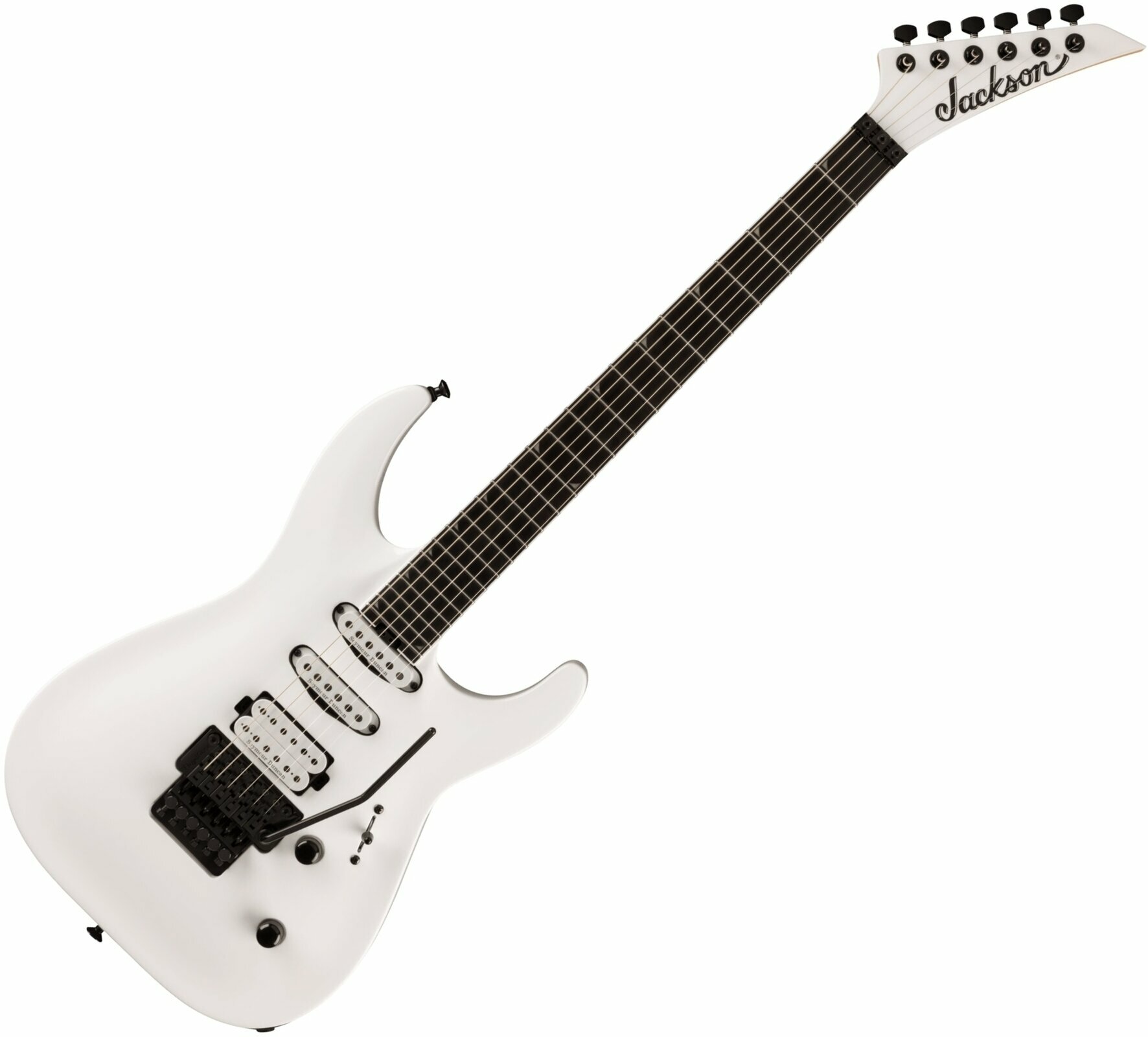 Elektromos gitár Jackson Pro Plus Series Soloist SLA3 EB Snow White