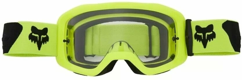 Óculos de motociclismo FOX Main Core Goggles Fluorescent Yellow Óculos de motociclismo