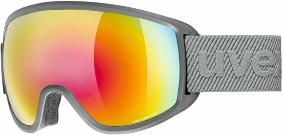 Ski Brillen UVEX Topic FM SPH Rhino Mat/Mirror Rainbow Ski Brillen - 1