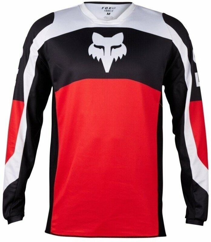 Motocross-paita FOX 180 Nitro Jersey Fluorescent Red M Motocross-paita