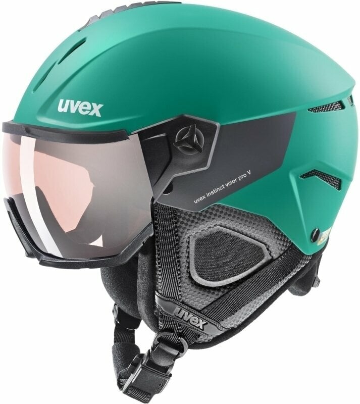 Lyžařská helma UVEX Instinct Visor Pro V Proton 53-56 cm Lyžařská helma