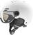 Capacete de esqui UVEX Wanted Visor Pro V White Mat 54-58 cm Capacete de esqui