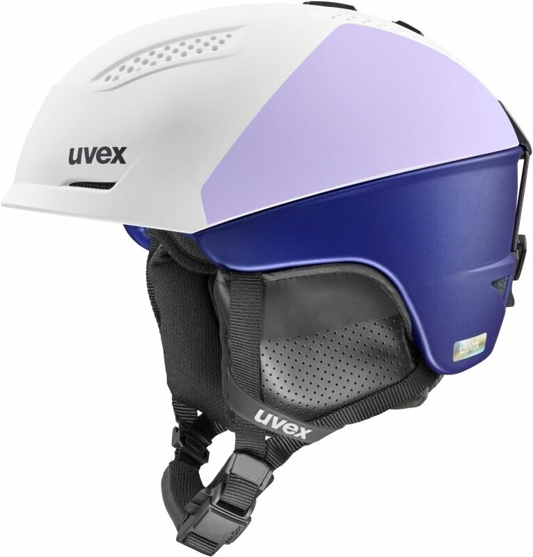 Skihelm UVEX Ultra Pro WE White/Cool Lavender 55-59 cm Skihelm