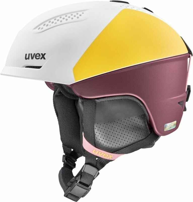 Capacete de esqui UVEX Ultra Pro WE Yellow/Bramble 51-55 cm Capacete de esqui