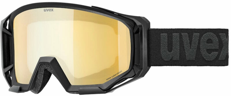 Колоездене очила UVEX Athletic CV Bike Black Matt SL/Gold Yellow Колоездене очила