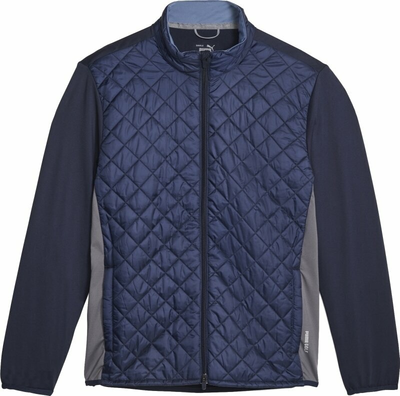 Голф  > Облекло > Връхни дрехи Puma Frost Quilted Jacket Navy Blazer/Slate Sky L