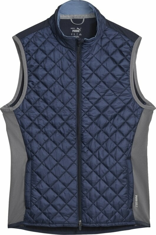 Голф  > Облекло > Връхни дрехи Puma Frost Quilted Vest Navy Blazer/Slate Sky XL
