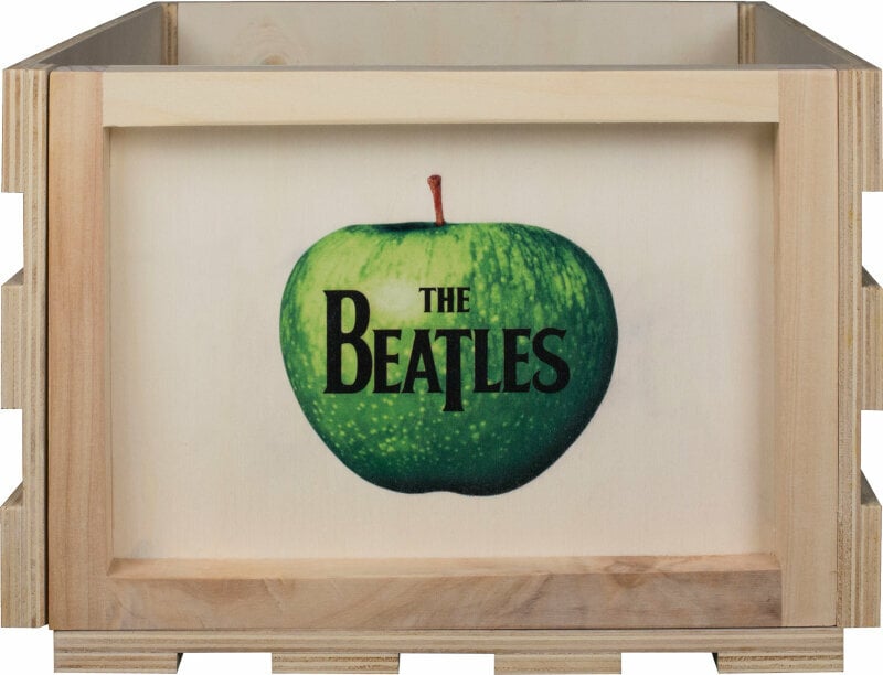 Caja de discos de vinilo Crosley Record Storage Crate The Beatles Apple Label Caja Caja de discos de vinilo