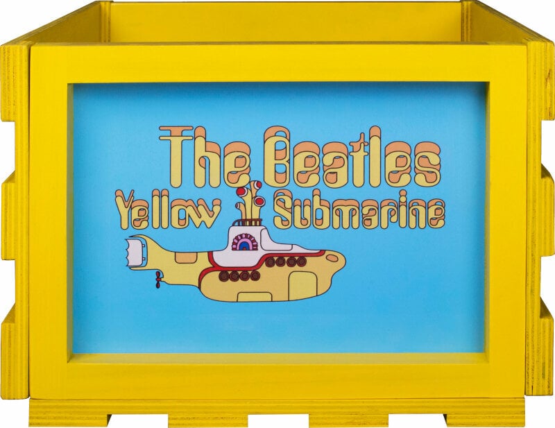 Box na LP platne Crosley Record Storage Crate The Beatles Yellow Submarine
