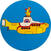 Disque de feutrine Crosley Turntable Slipmat The Beatles Yellow Submarine Bleu