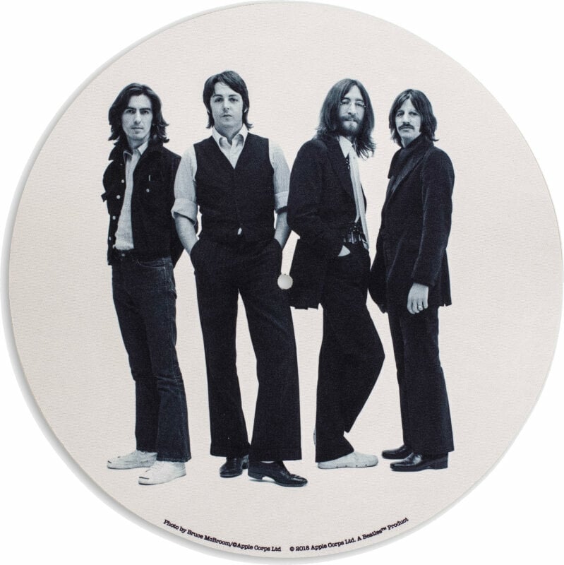 Антистатична подложка / Слипмат Crosley Turntable Slipmat The Beatles Fab Four Бял