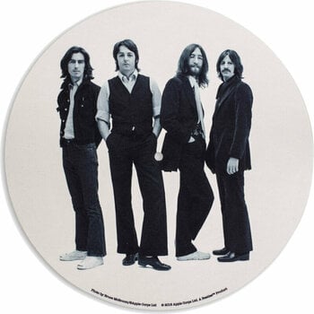 Slipmat Crosley Turntable Slipmat The Beatles Fab Four White - 1