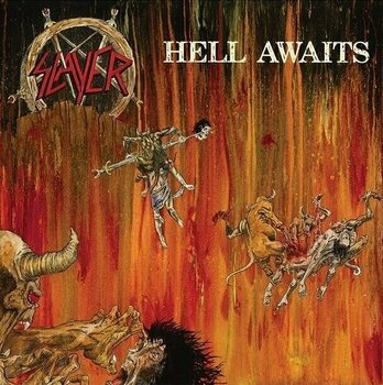 Vinylplade Slayer - Hell Awaits (Orange Red Splattered Coloured) (LP) - 1