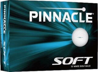 Golfové lopty Pinnacle Soft Soft White Golfové lopty