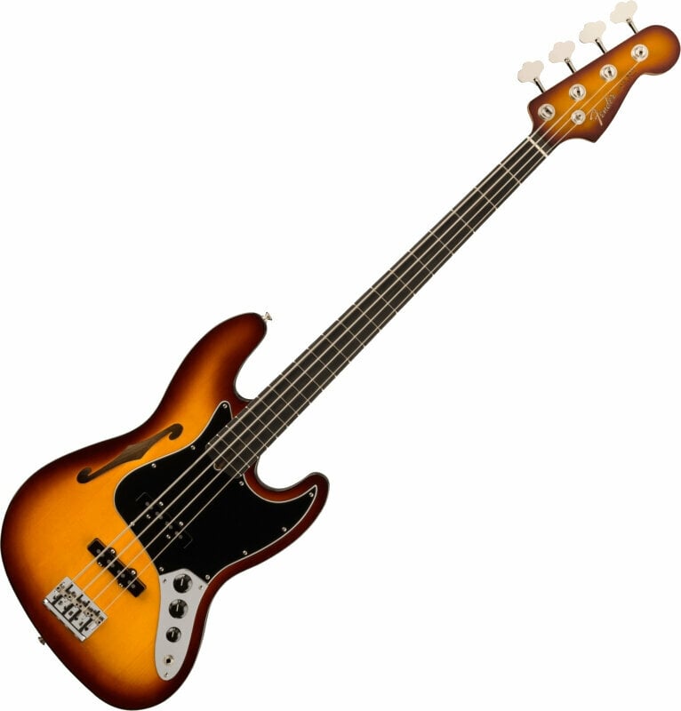 Basso Elettrico Fender Suona Jazz Bass Thinline EB Violin Burst