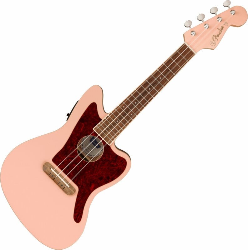 Koncertní ukulele Fender Fullerton Jazzmaster Uke Koncertní ukulele Shell Pink