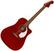 Guitare Dreadnought acoustique-électrique Fender Redondo Player Candy Apple Red