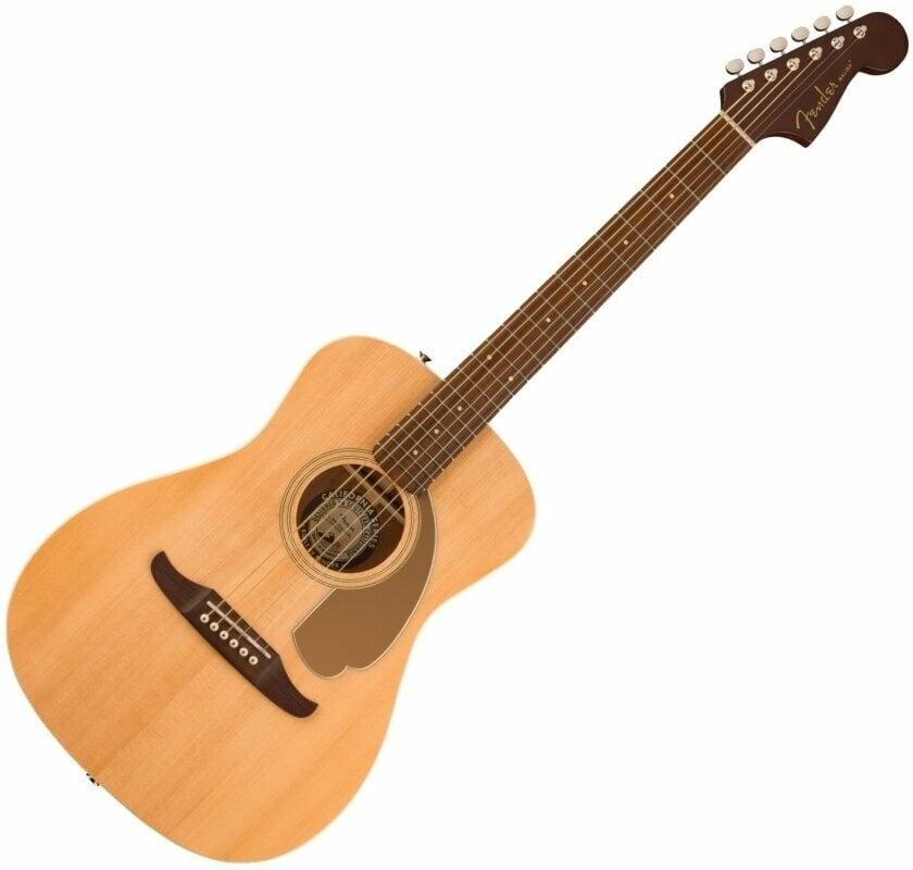 Elektro-akoestische gitaar Fender Malibu Player Natural