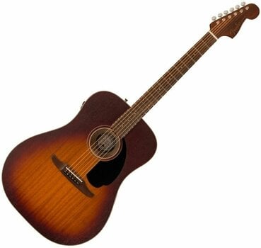 Dreadnought elektro-akoestische gitaar Fender Redondo Special Honey Burst - 1