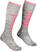 Ski Socks Ortovox Ski Compression Long Socks W Grey Blend 39-41 Ski Socks