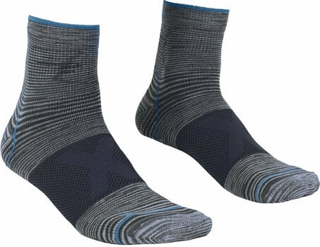Socks Ortovox Alpinist Quarter Socks M Grey Blend 39-41 Socks - 1