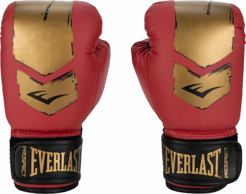 Box és MMA kesztyűk Everlast Kids Prospect 2 Gloves Red/Gold 6 oz