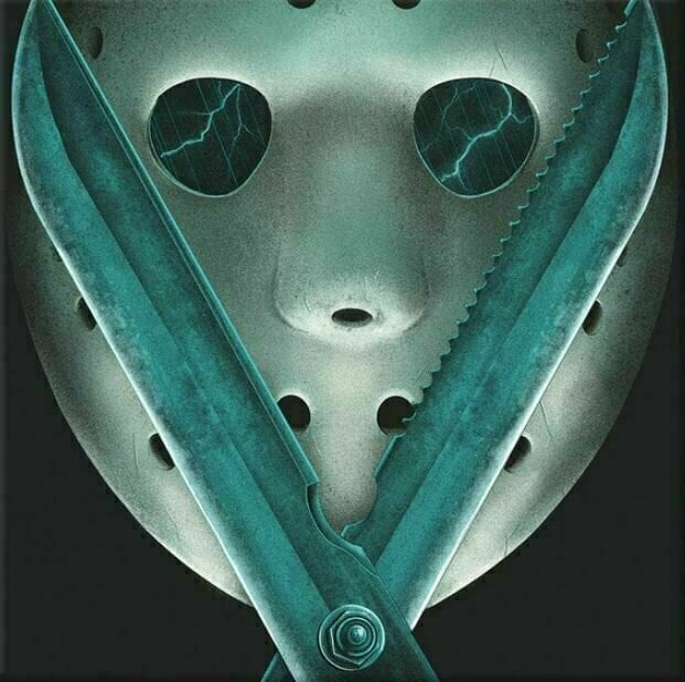 Schallplatte Harry Manfredini - Friday The 13th Part V: A New Beginning (180g) (Blue & White & Black Splatter) (2 LP)