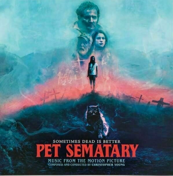 Vinylskiva Christopher Young - Pet Sematary (180g) (Deluxe Edition) (Purple Marble Swirl) (2 LP)