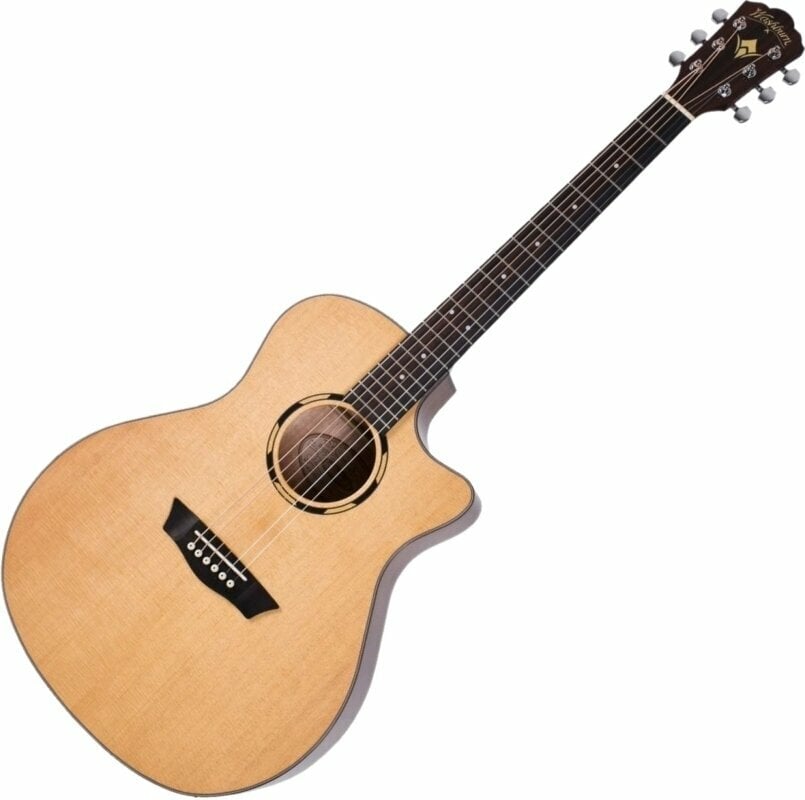 Dreadnought elektro-akoestische gitaar Washburn Woodline WLO10SCE-O-U Natural