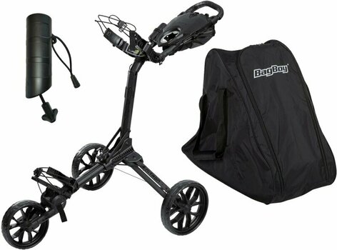 Wózek golfowy ręczny BagBoy Nitron SET Black/Black Wózek golfowy ręczny - 1