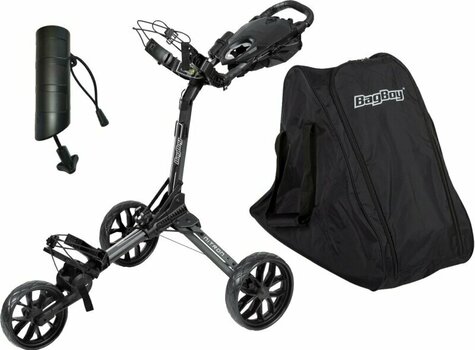 Ročni voziček za golf BagBoy Nitron SET Graphite/Charcoal Ročni voziček za golf - 1