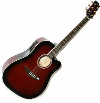 Elektroakustická gitara Dreadnought SX DG 28 CE VS - 1