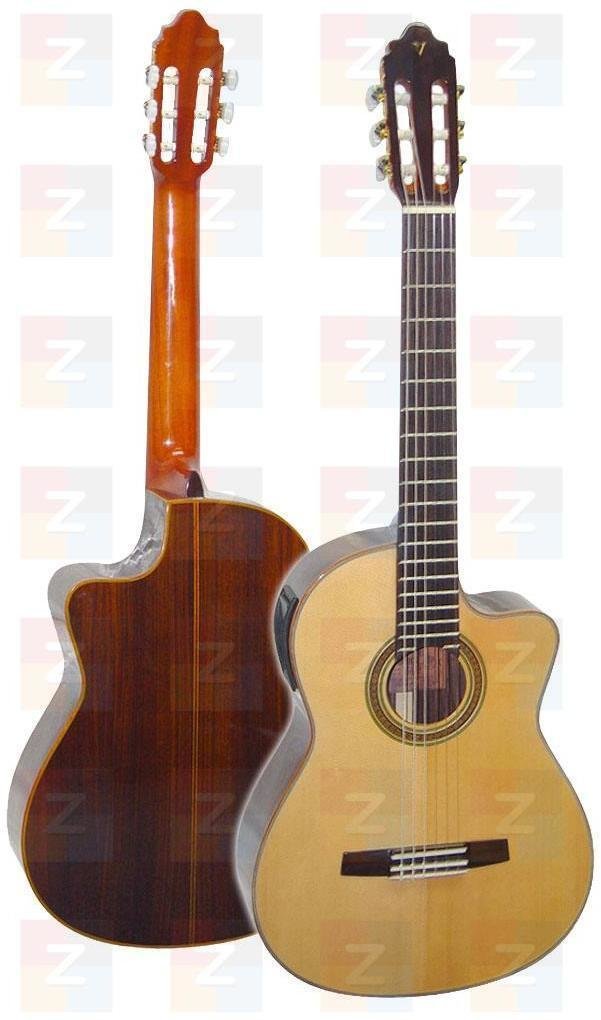 Klassieke gitaar met elektronica Valencia CG 50 CE