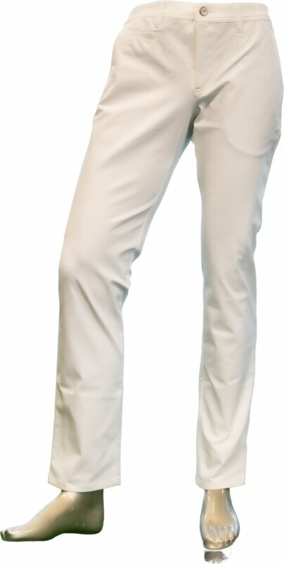 Calças Alberto Rookie 3xDRY Cooler Mens Trousers White 54