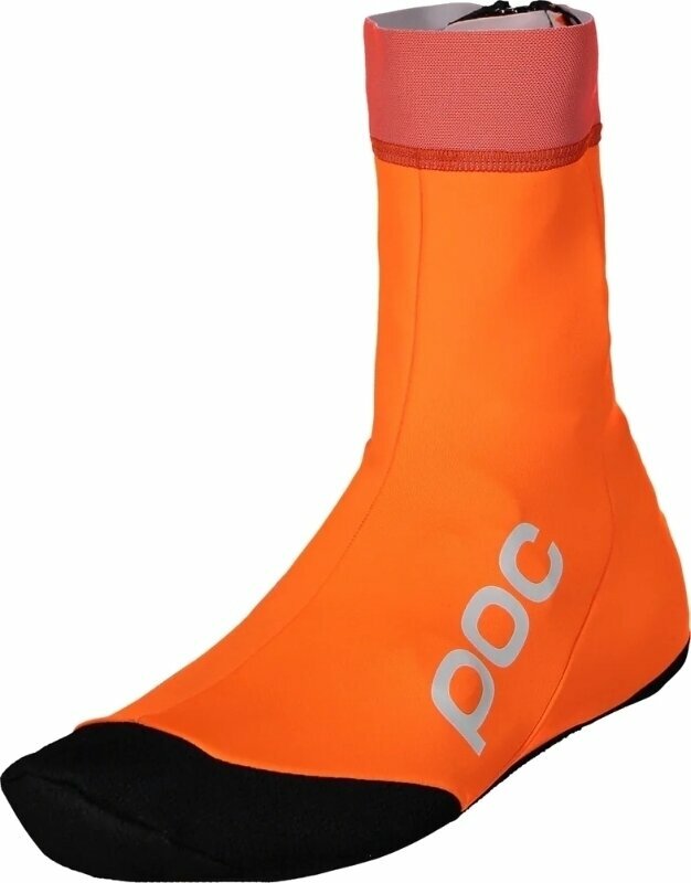 Capas para calçado de ciclismo POC Thermal Bootie Zink Orange M Capas para calçado de ciclismo