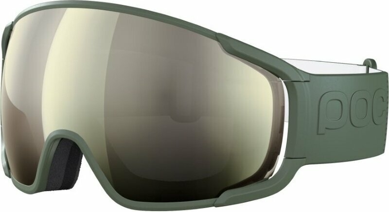 Photos - Ski Goggles ROS POC POC Zonula Epidote Green/Clarity Universal/Partly Sunny Ivory Ski Gogg 