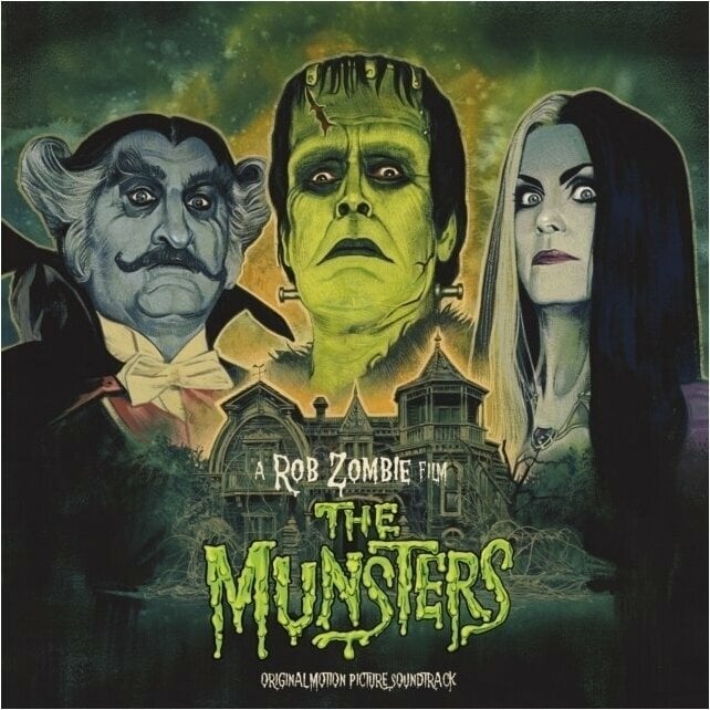 Vinylplade Zeuss & Rob Zombie - The Munsters (180g) (Black & Monster Green Swirl/Black & Vampire White Swirl Coloured) (2 LP)