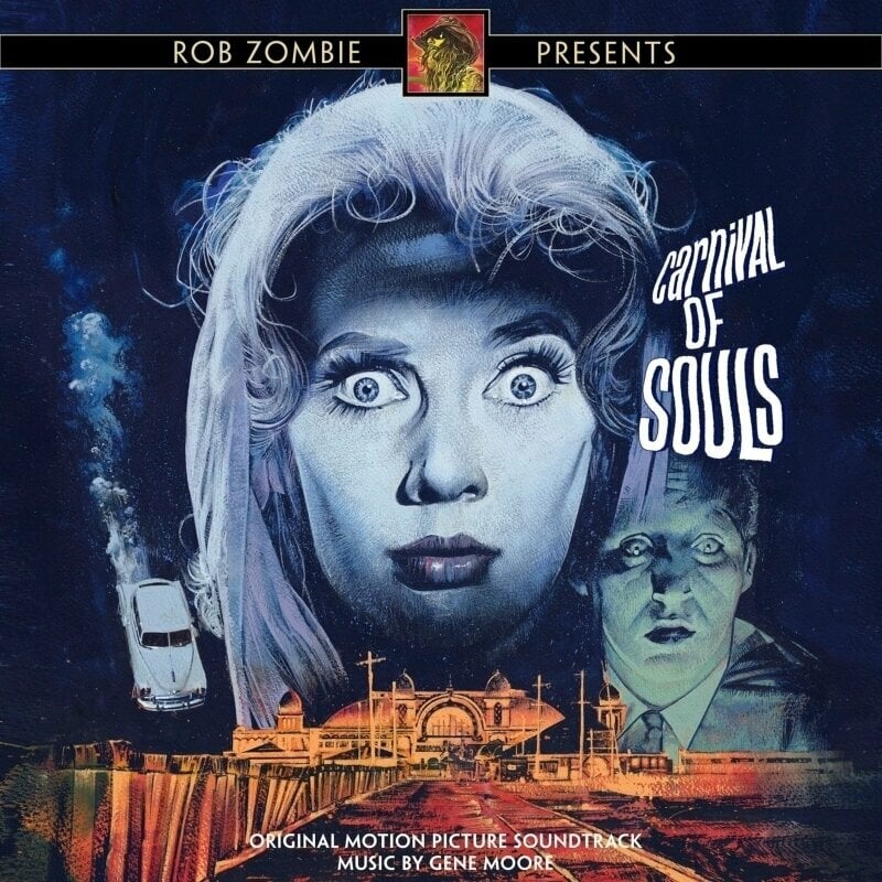 LP Gene Moore - Carnival Of Souls (180g) (Blue & Aqua Cornetto Colored) (LP)