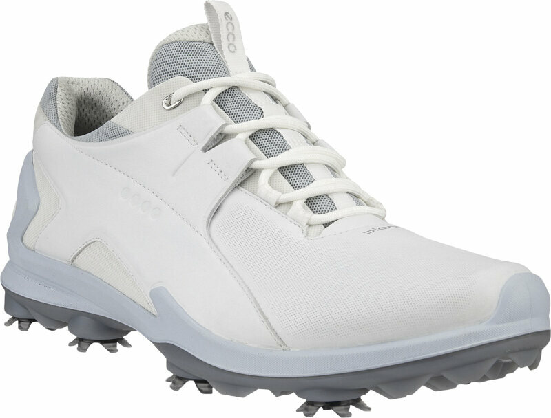 Męskie buty golfowe Ecco Biom Tour Mens Golf Shoes White 41