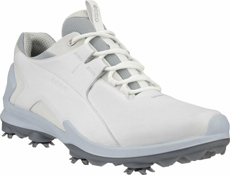 Calzado de golf para hombres Ecco Biom Tour Mens Golf Shoes Blanco 42
