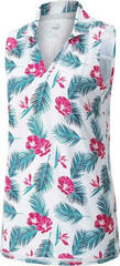 Polo košile Puma Cloudspun Paradise Sleeveless Bright White/Festival Fuchsia