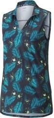 Polo košile Puma Cloudspun Paradise Sleeveless Navy Blazer/Porcelain