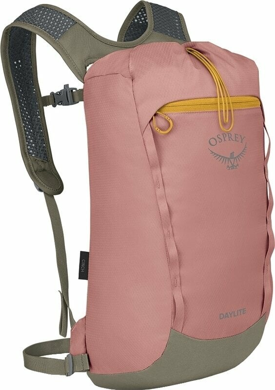 Lifestyle Backpack / Bag Osprey Daylite Cinch Pack Ash Blush Pink/Earl Grey 15 L Backpack